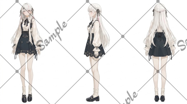 【1点限定】女性 069【表情差分/背景あり】