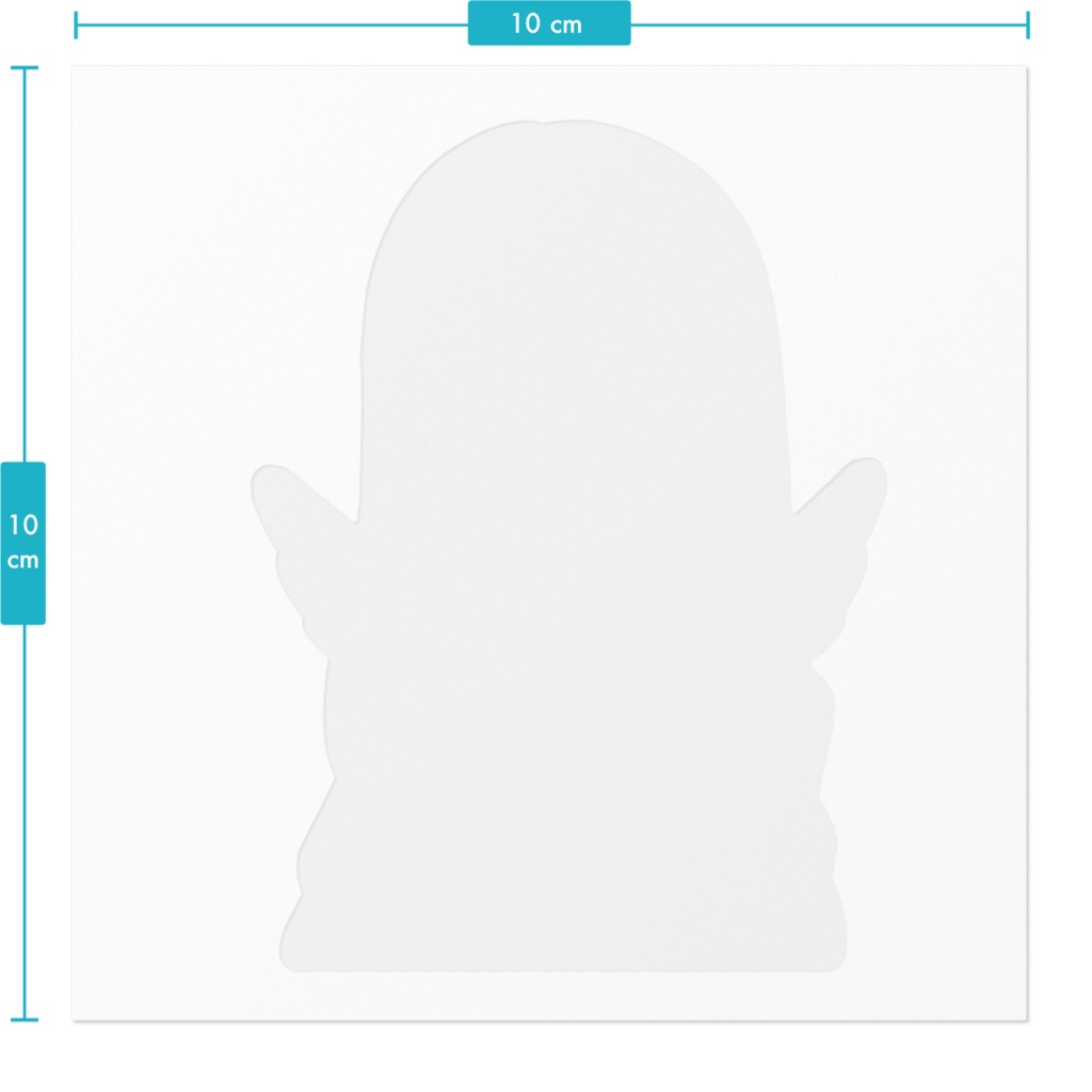 クロユリちゃん ステッカーじらい