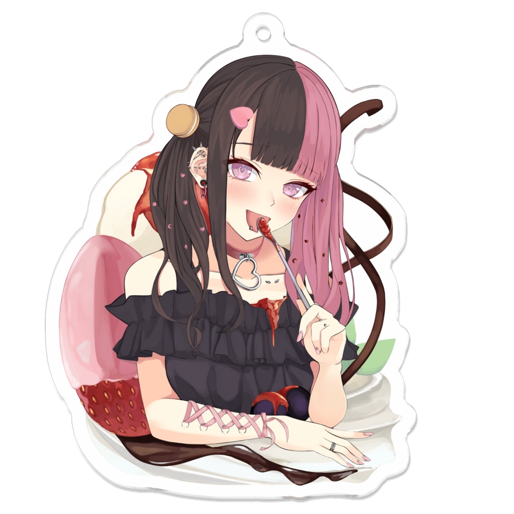 地雷ちゃんアクキー