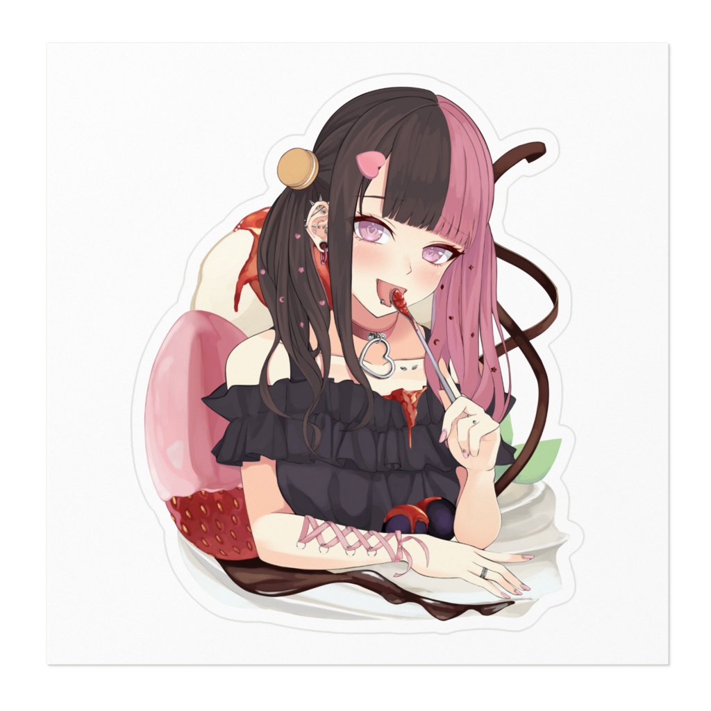 地雷ちゃんステッカー