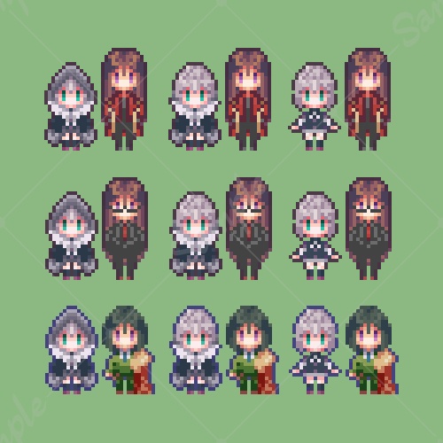 【ピクスク用】内師弟アバター