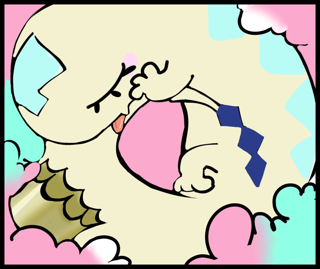 きいろいとかげのスマホリング