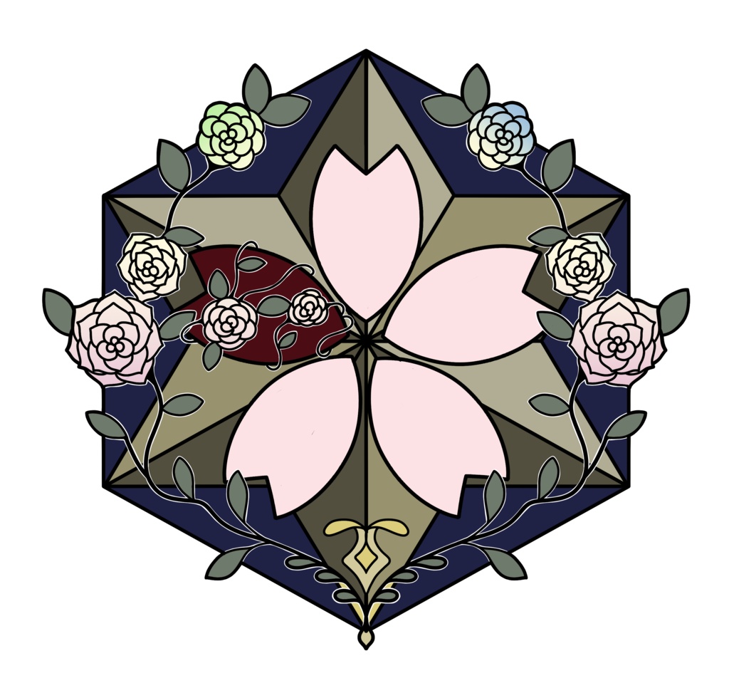 荷ヶ班モチーフピンバッジ