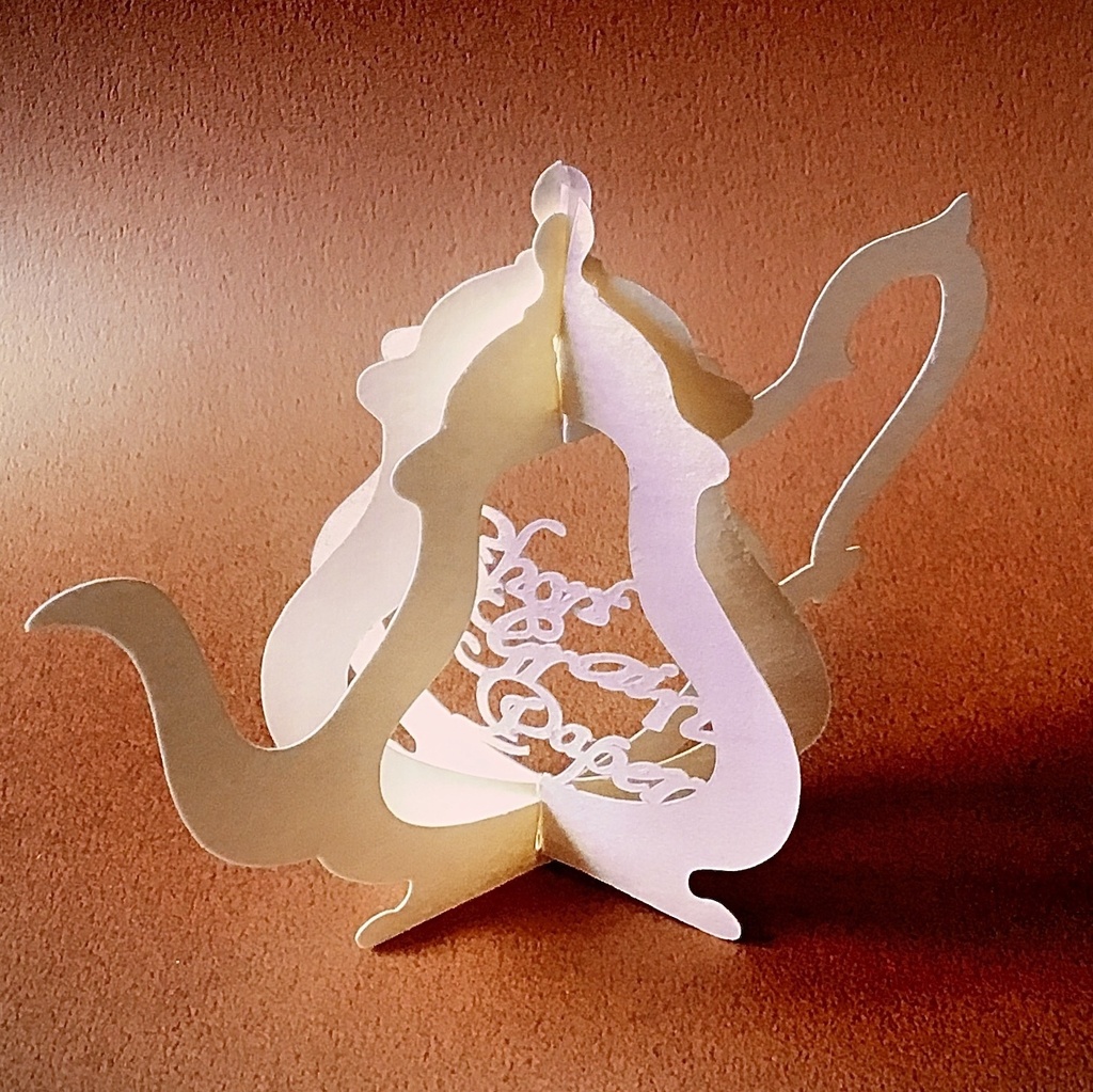 立体切り絵メッセージカード