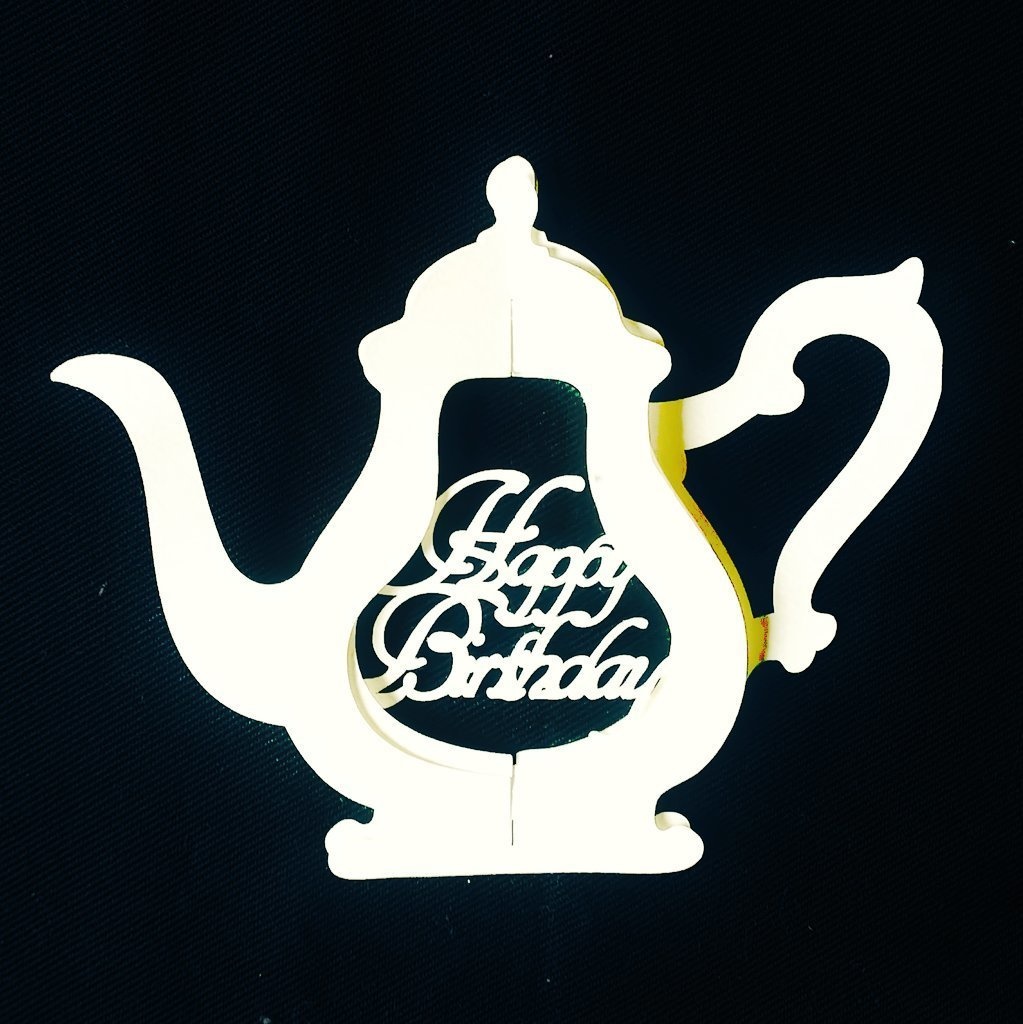 立体切り絵メッセージカード