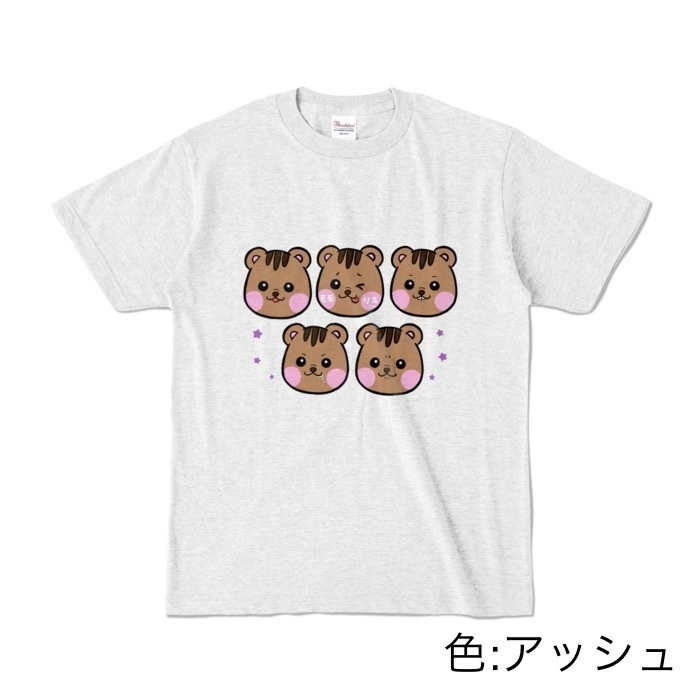 いろんな顔のモモリスさんtシャツ Momocaのbooth Booth