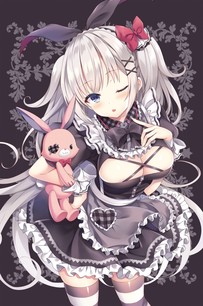 【受注生産】黒アリス風死神ちゃんB2タペストリー