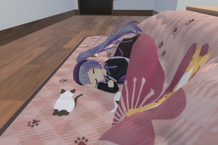 めくれるこたつ