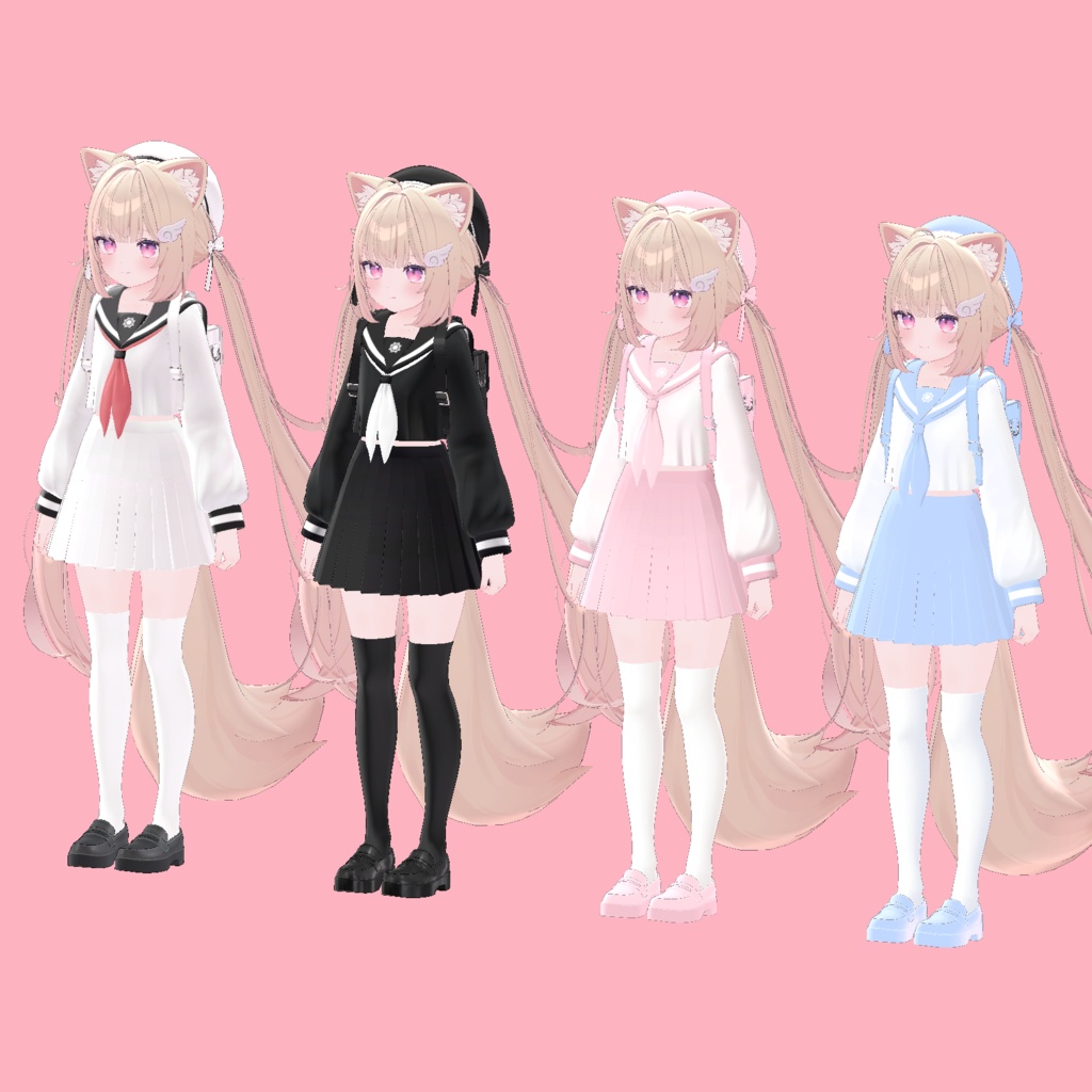 Y2Kセーラーセット ✪ シフォン ✪