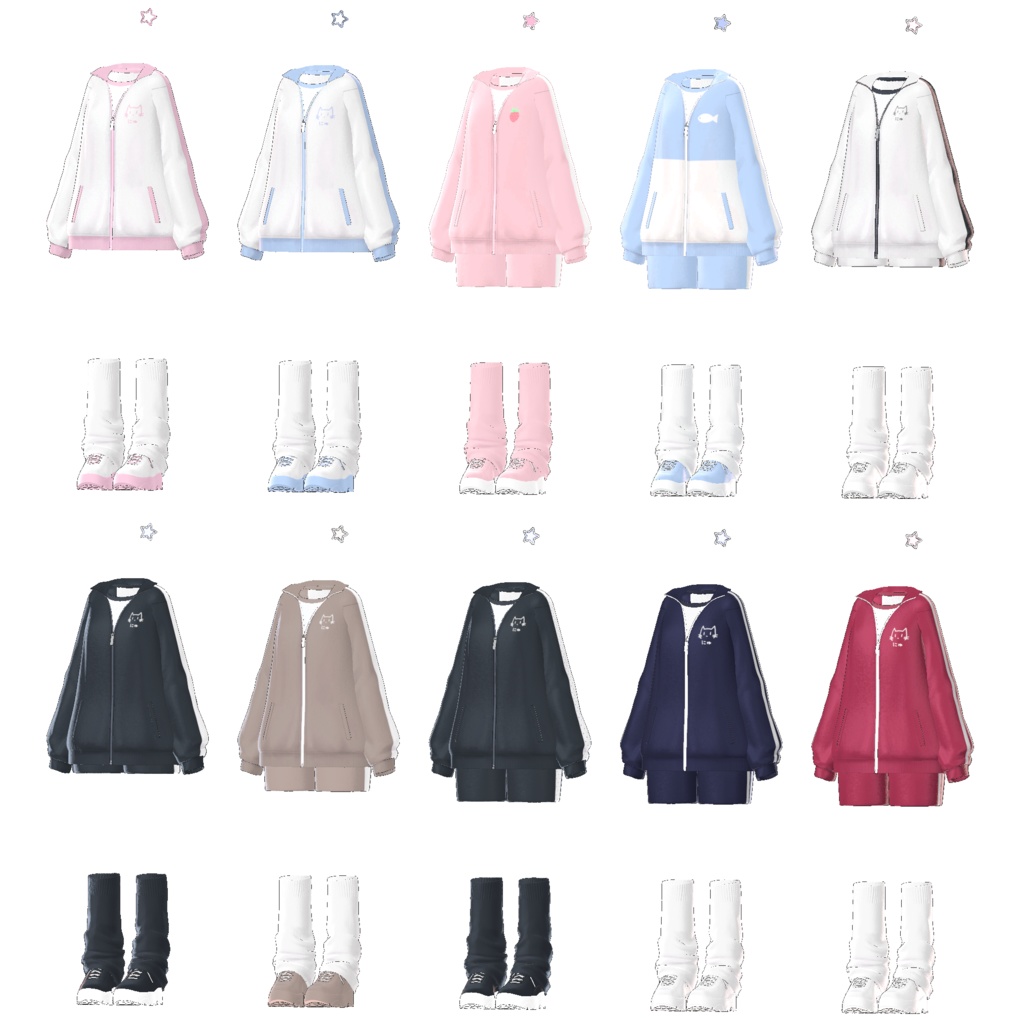 にゅジャージセット #ahzkwid