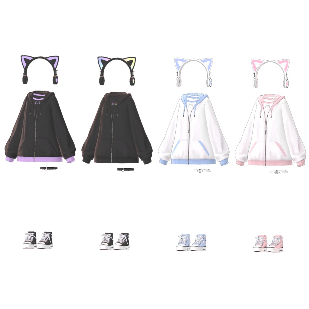 ミルフィ・エク✪へやぎパーカーセット【ギフトカード】 #ahzkwid