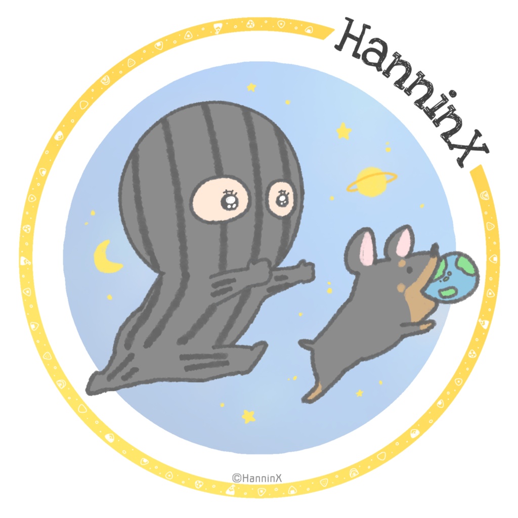 はんにんX🥳🚓アクリルキーホルダー【200人記念ver.】