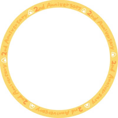 SNSアイコン素材【はんにんX2周年記念】