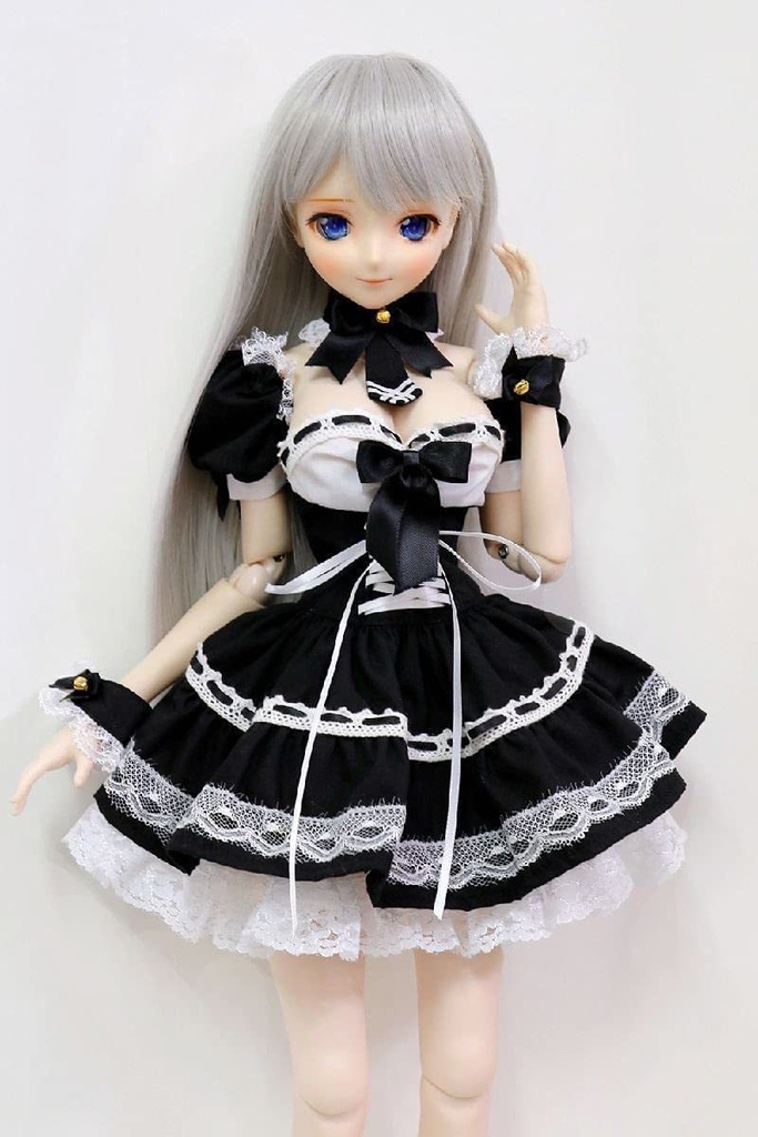 ネコ風味のメイド服セット(夏期装束)for DD等60cm級汎用