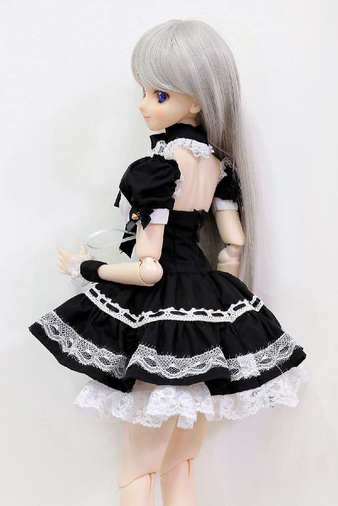 ネコ風味のメイド服セット(夏期装束)for DD等60cm級汎用