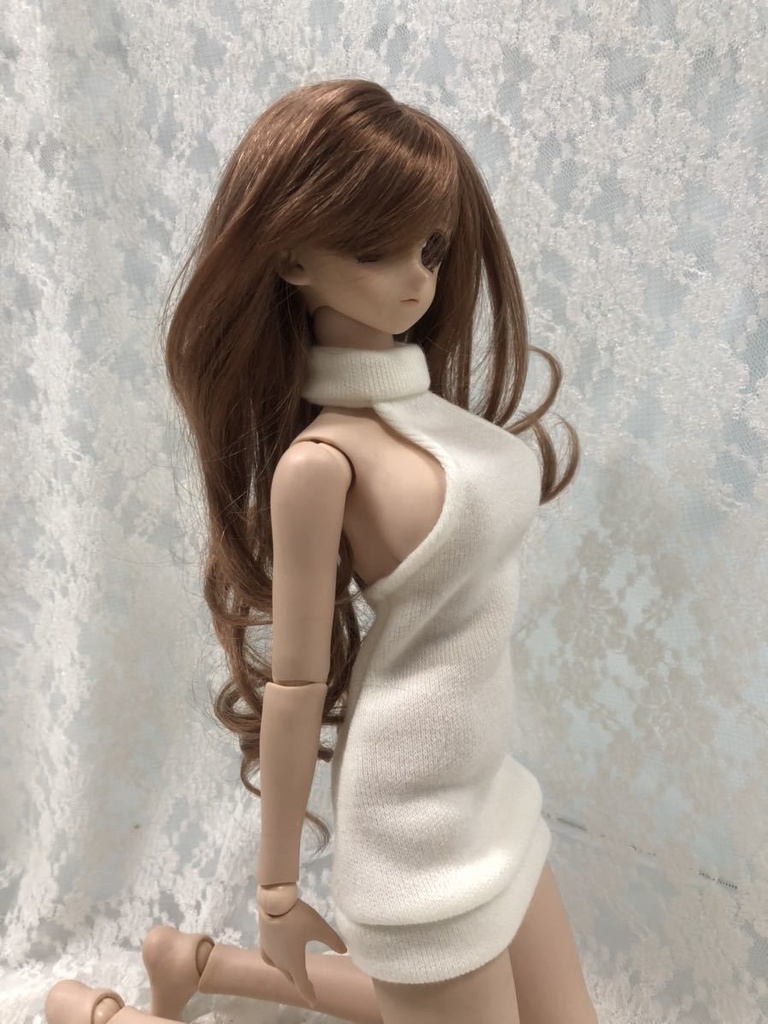バックレスニットワンピース for DD(60cm級汎用)