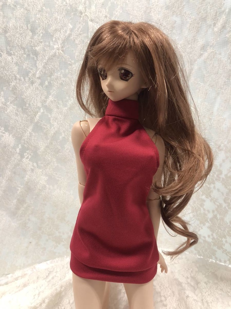 バックレスニットワンピース for DD(60cm級汎用)
