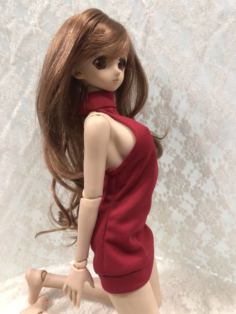 バックレスニットワンピース for DD(60cm級汎用)