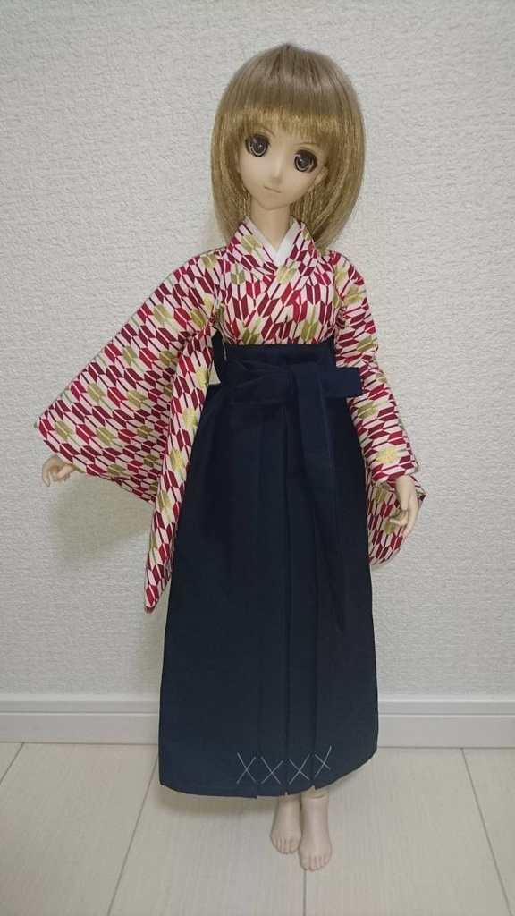 シンプルなはいからさん装束 (60cm級汎用)