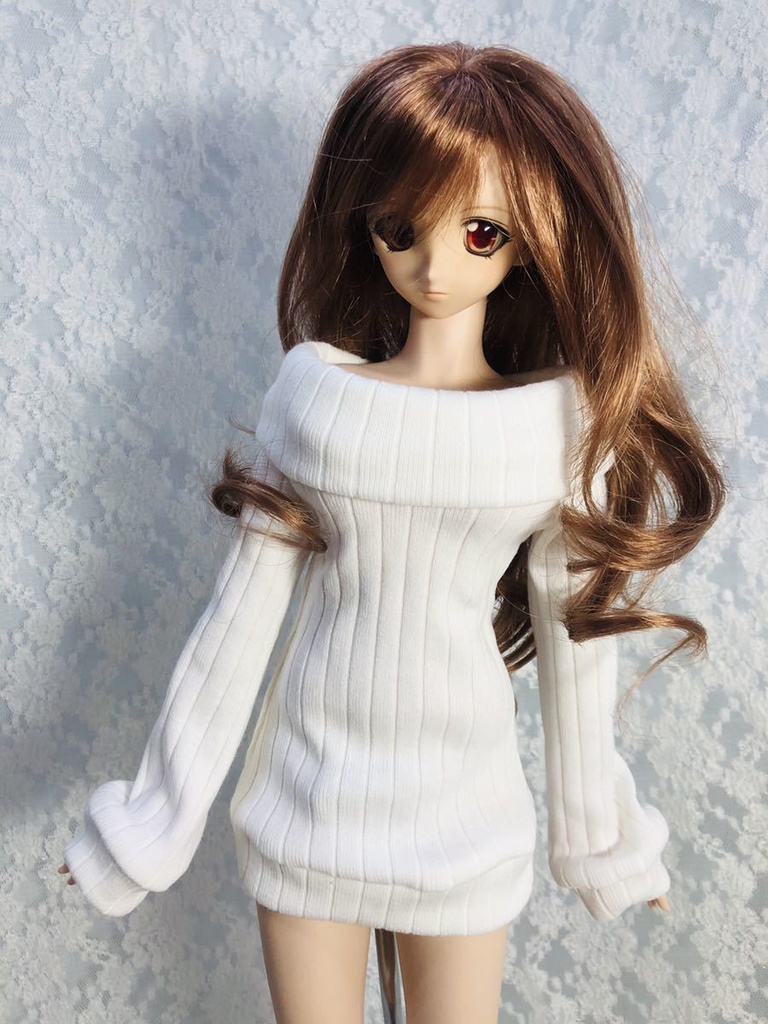オフショルダーワンピース for DD(60cm汎用)