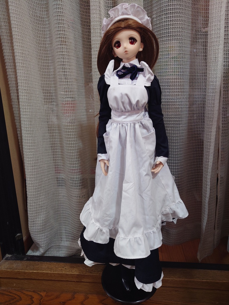 ビクトリア様式風のメイド服(DD:SS~L胸 / オビツ60:S・M胸 対応)