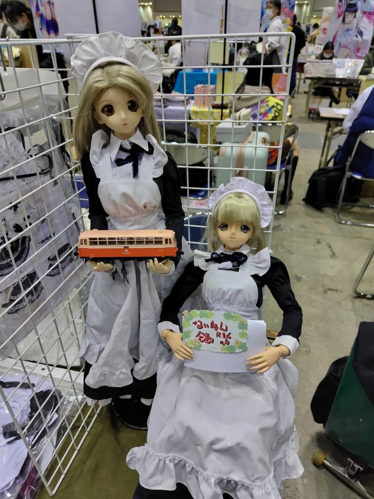 ビクトリア様式風のメイド服(DD:SS~L胸 / オビツ60:S・M胸 対応)