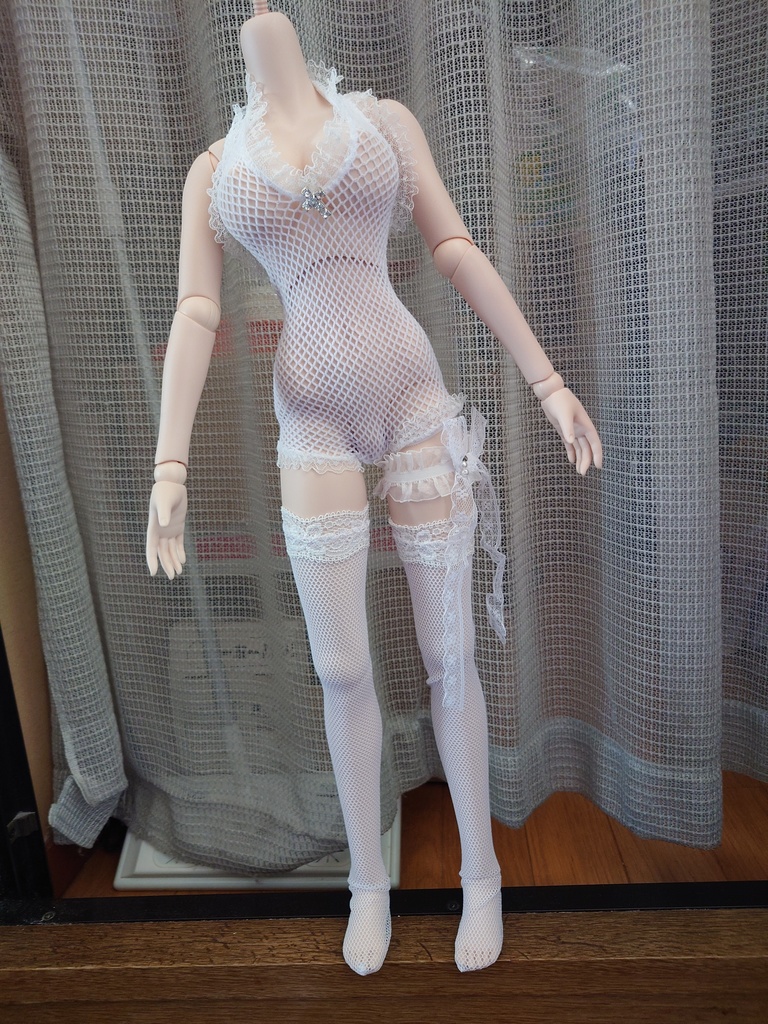 ボディースーツ形レースランジェリー セット for DD