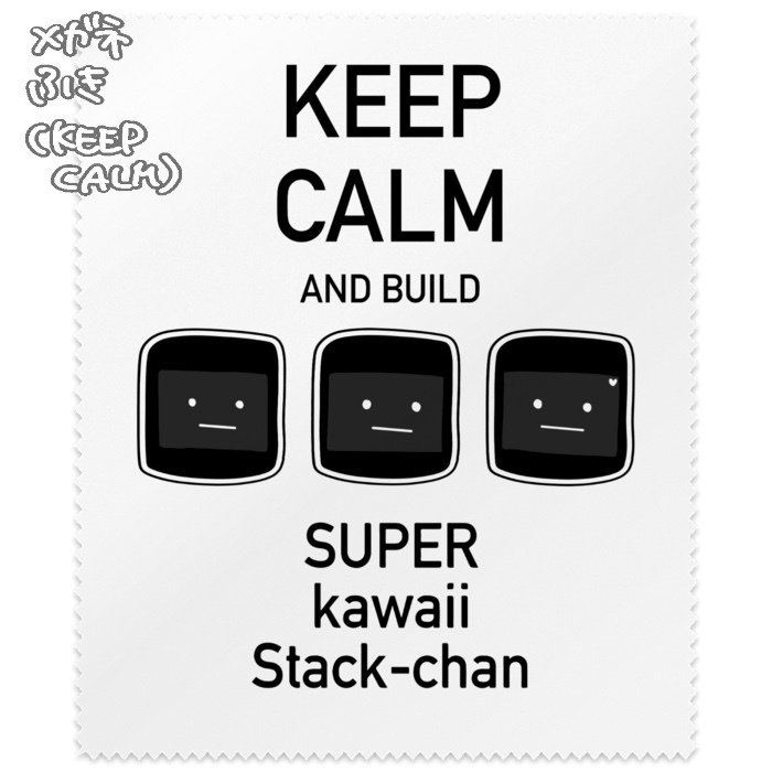 ｽﾀｯｸﾁｬﾝ メガネ拭き(3種類)