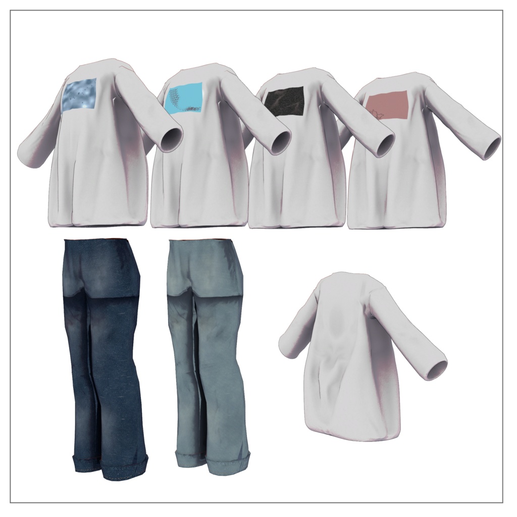 【Lapwing&A0XBody対応】オーバーサイズシャツ