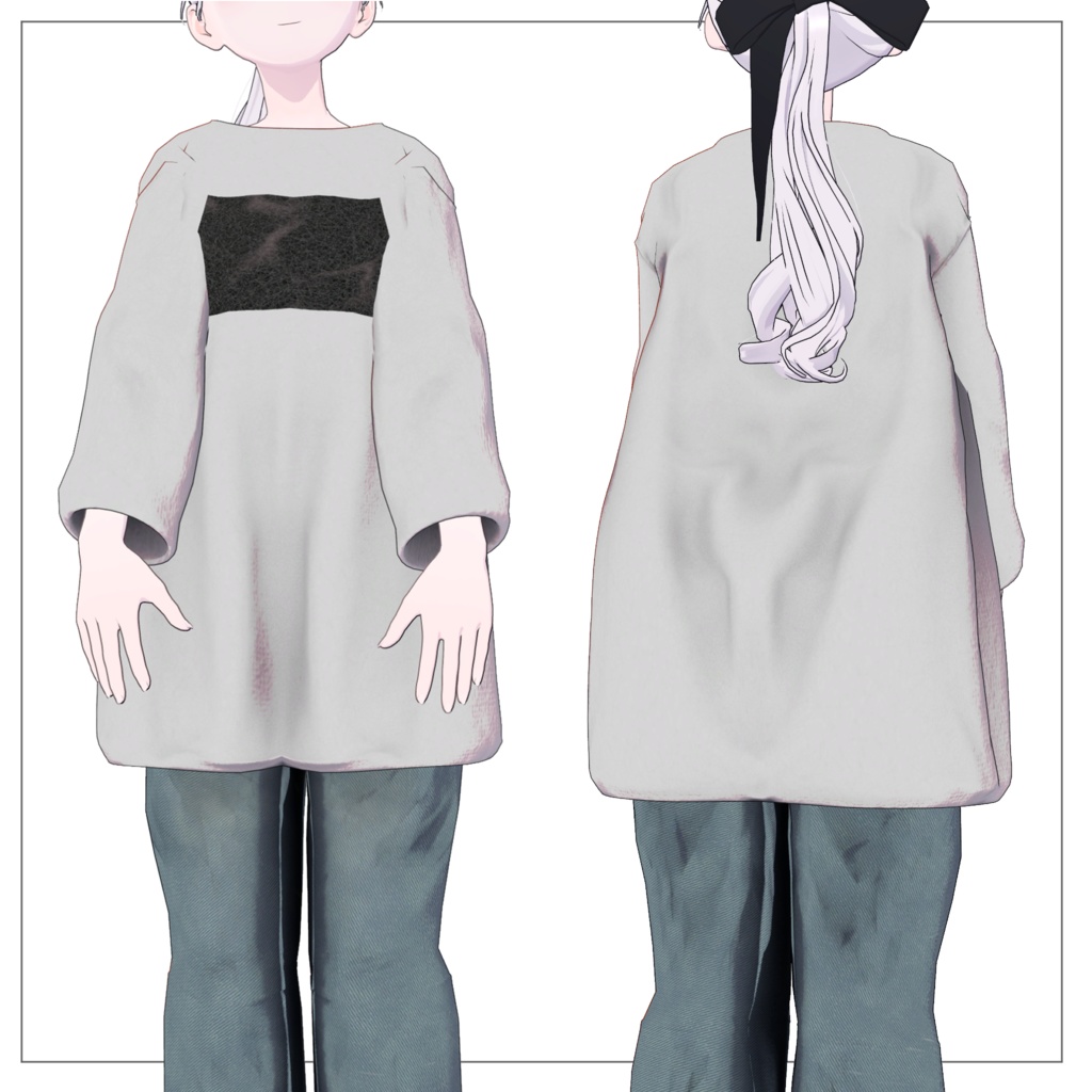 【Lapwing&A0XBody対応】オーバーサイズシャツ