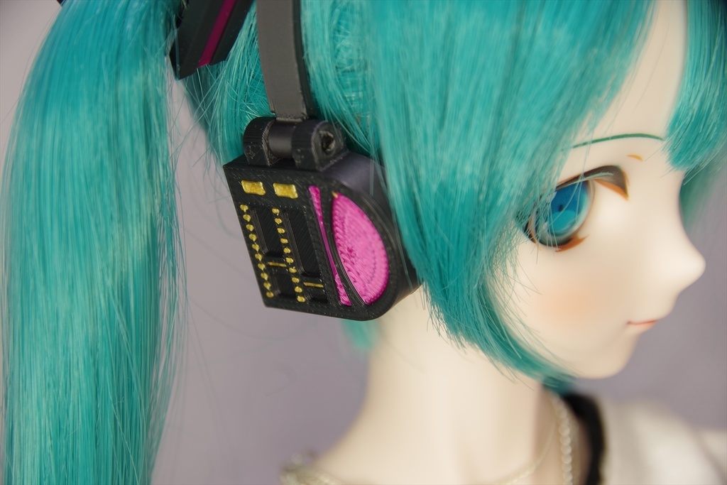 DD初音ミク ヘッドホン V2型 HM-DDV2B1
