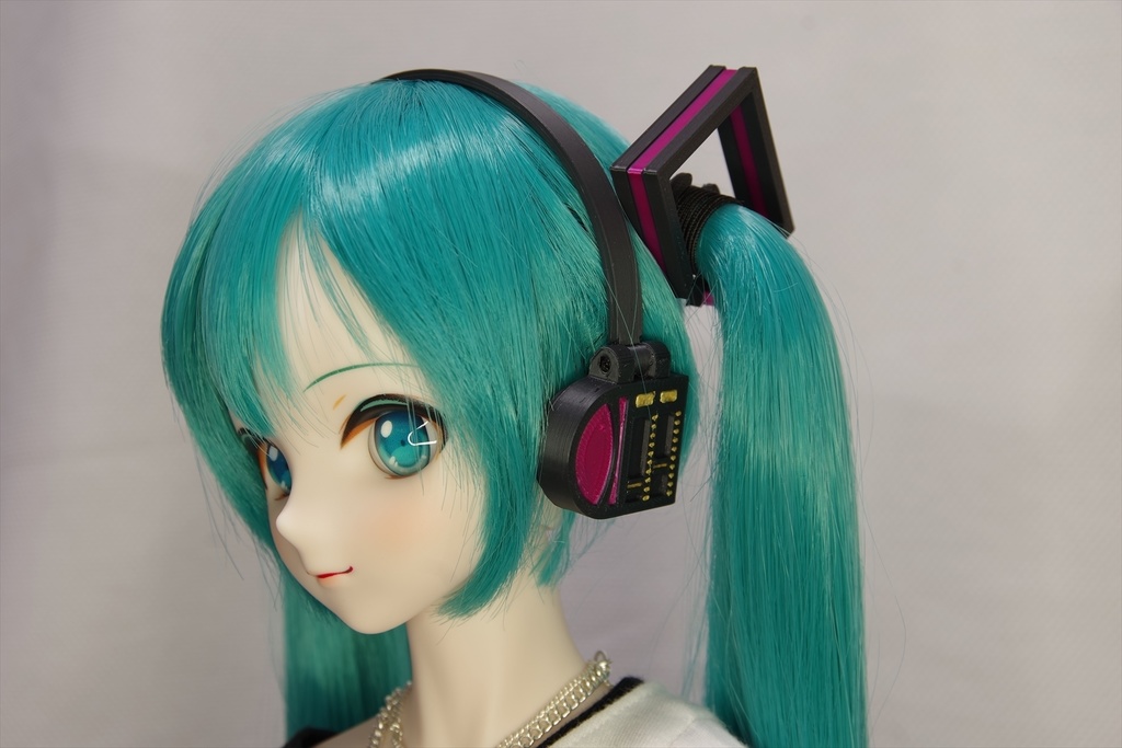 DD初音ミク ヘッドホン V2型 HM-DDV2B1