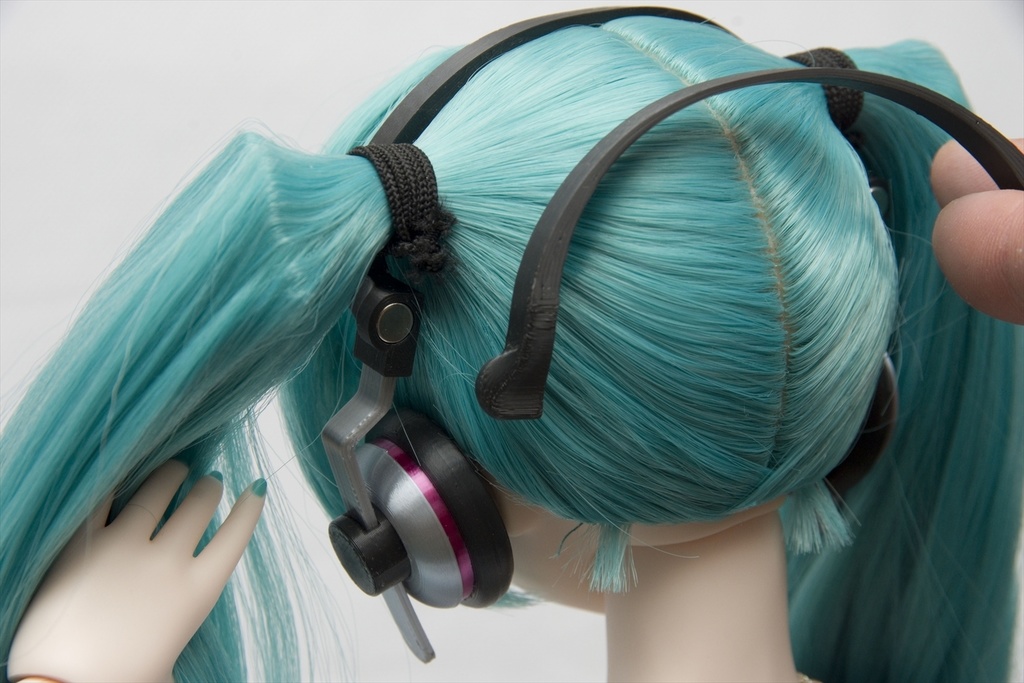 ※代替品あり DD初音ミク ヘッドホン NT型 HM-DDNTB1 バンド改良版