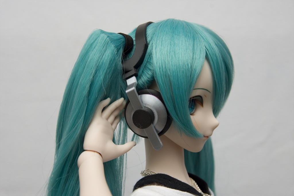 ※代替品あり DD初音ミク ヘッドホン NT型 HM-DDNTB1 バンド改良版