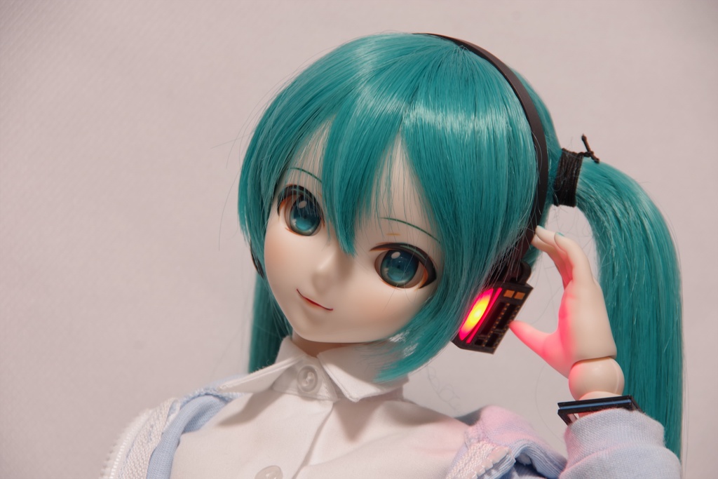 DD初音ミク 光るヘッドホン V2型 HM-DDV2EL
