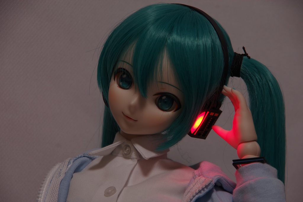 DD初音ミク 光るヘッドホン V2型 HM-DDV2EL