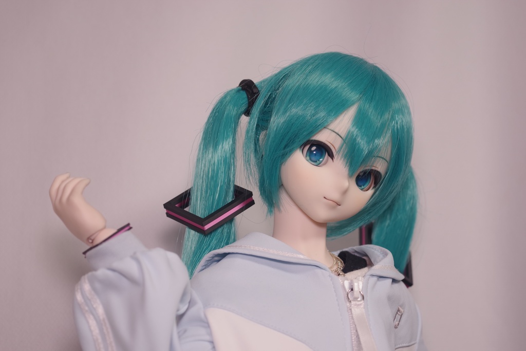 DD初音ミク 純正ウィッグ用 浮いてる髪飾り