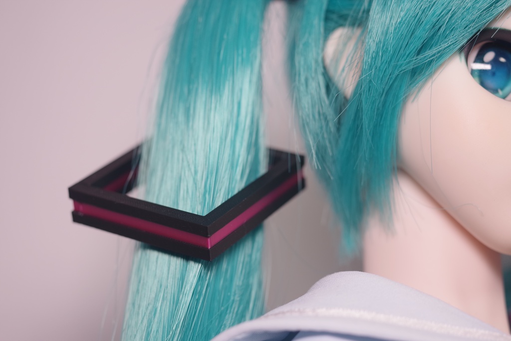 DD初音ミク 純正ウィッグ用 浮いてる髪飾り