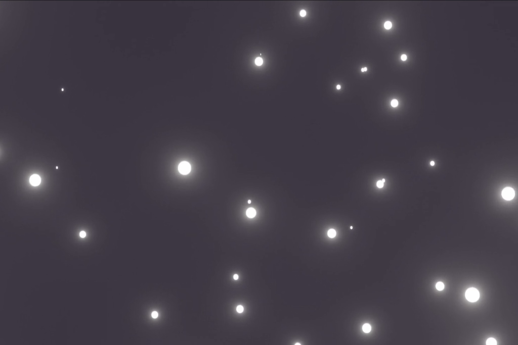 ［映像素材］光るパーティクルエフェクト