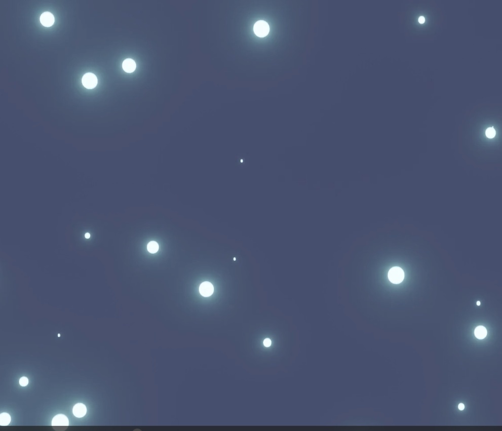 ［映像素材］光るパーティクルエフェクト