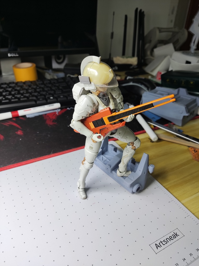 Death Stranding 2 Higgs Battle Guitar 3D printing model 1/12 scale