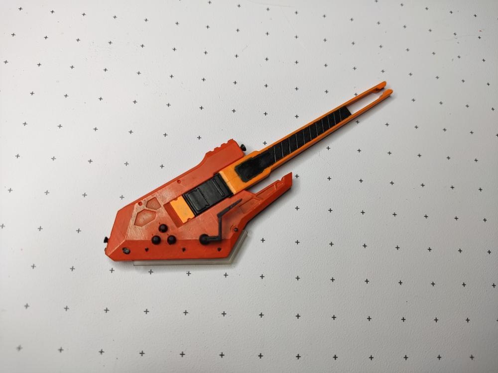 Death Stranding 2 Higgs Battle Guitar 3D printing model 1/12 scale