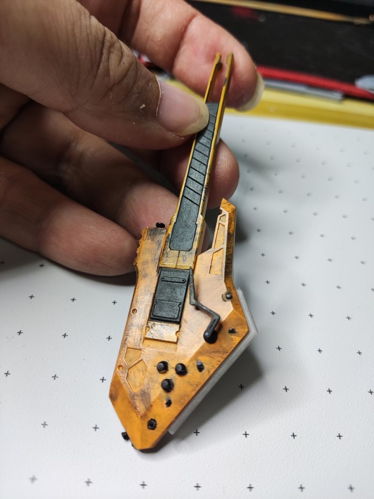 Death Stranding 2 Higgs Battle Guitar 3D printing model 1/12 scale