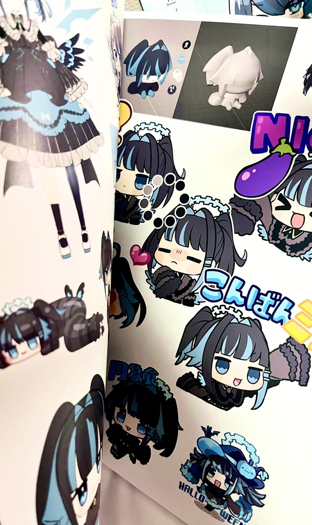 みずたまりぱれっと 【Vtuber/イラスト本】