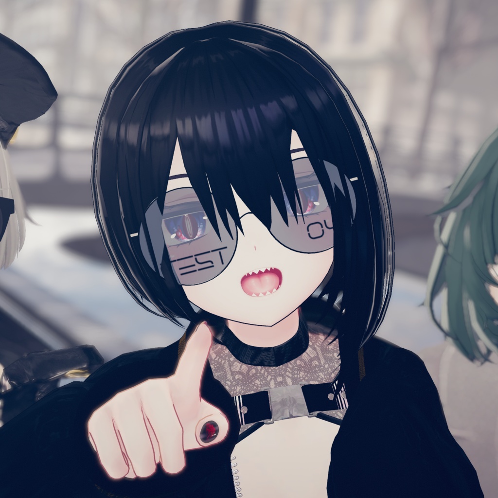 【VRChat想定】割れる!サングラスギミック