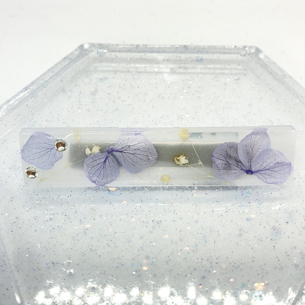 紫陽花ヘアクリップ