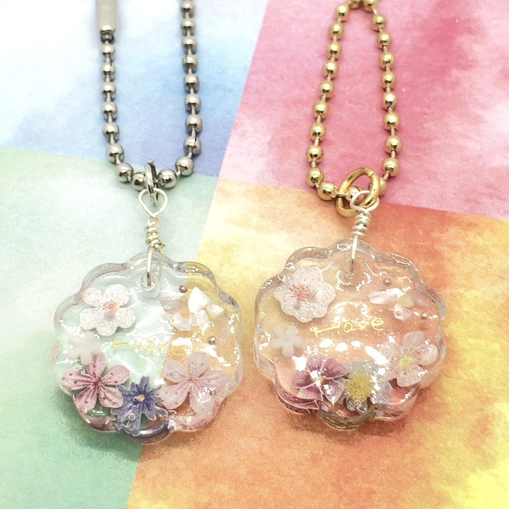 ちいさいお花キーホルダー
