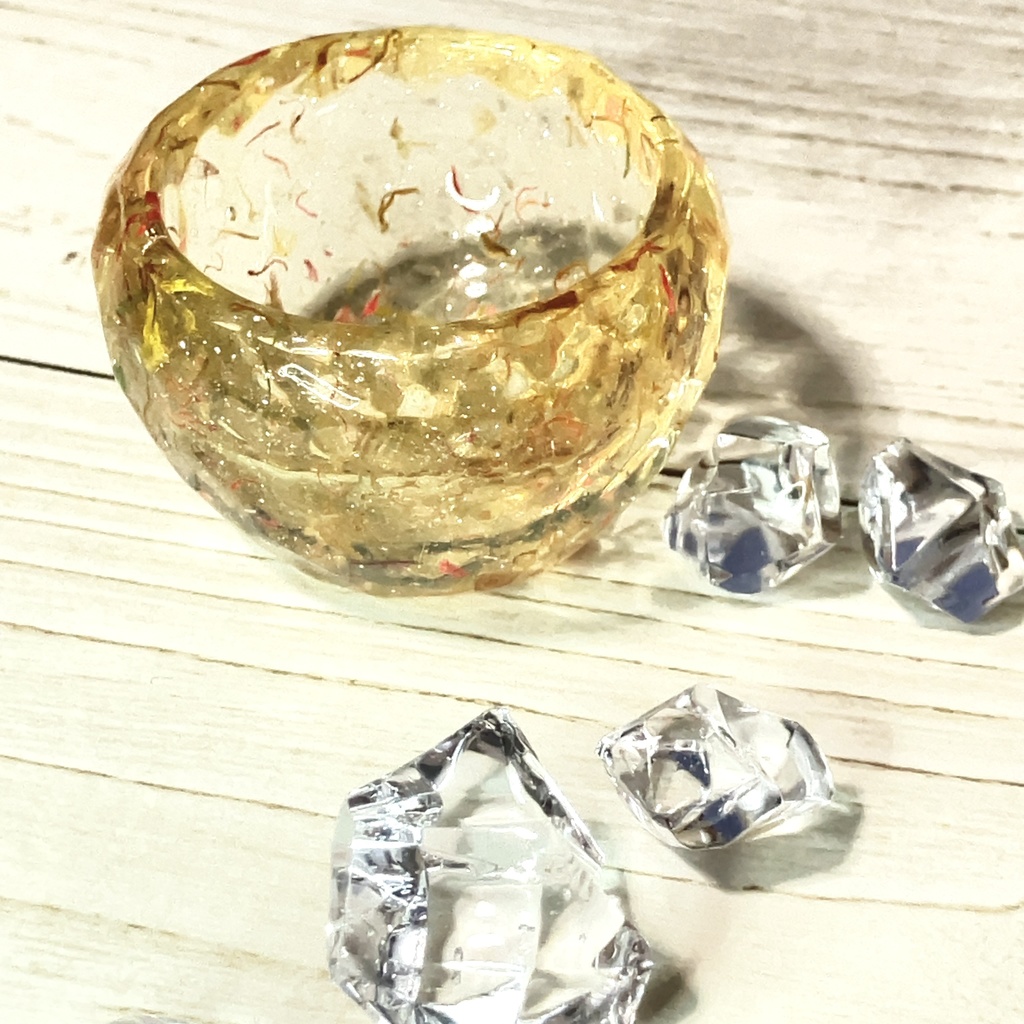 ミニミニ小物入れ(ちりばめ花びら)