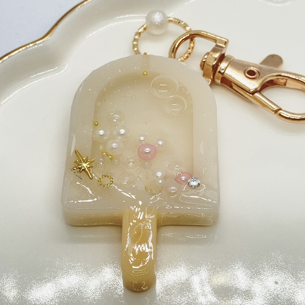 アイスシェイカーキーホルダー(ミルク)