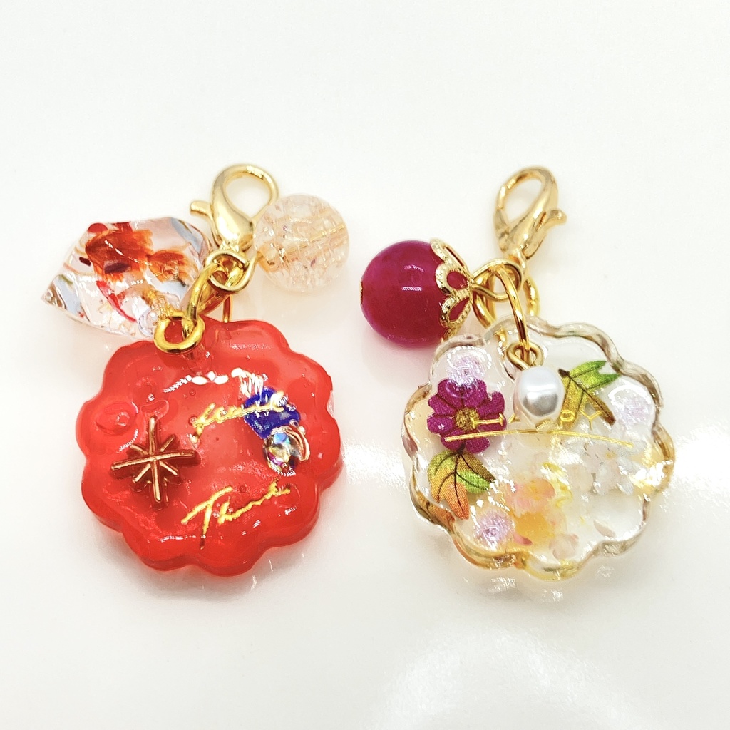 ミニミニチャーム(紅葉と木の実)